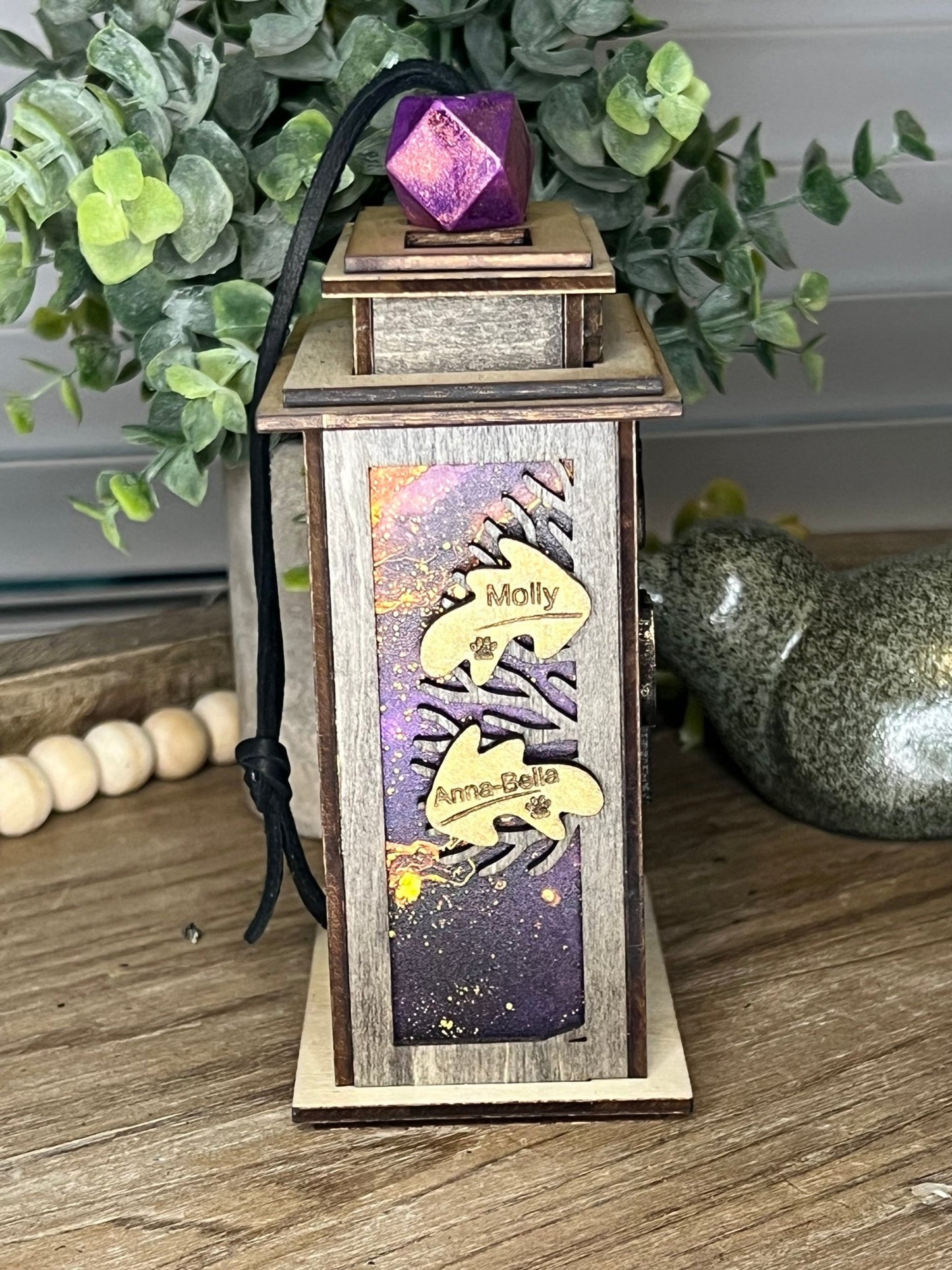 Family Tree Lantern & Ornament SVG – Personalized Christmas Laser Cut File (Digital Download)