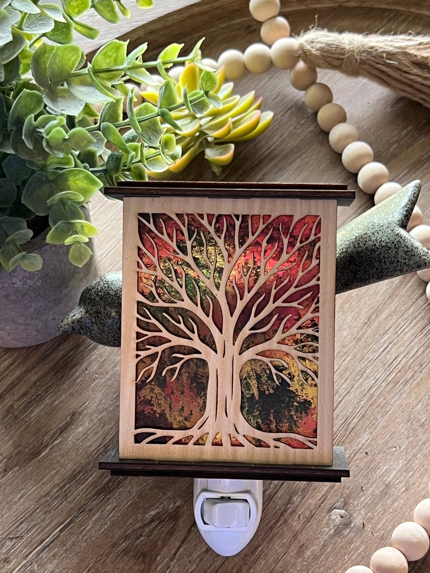 Family Tree Lantern Nightlight SVG Bundle | Laser Cut Files