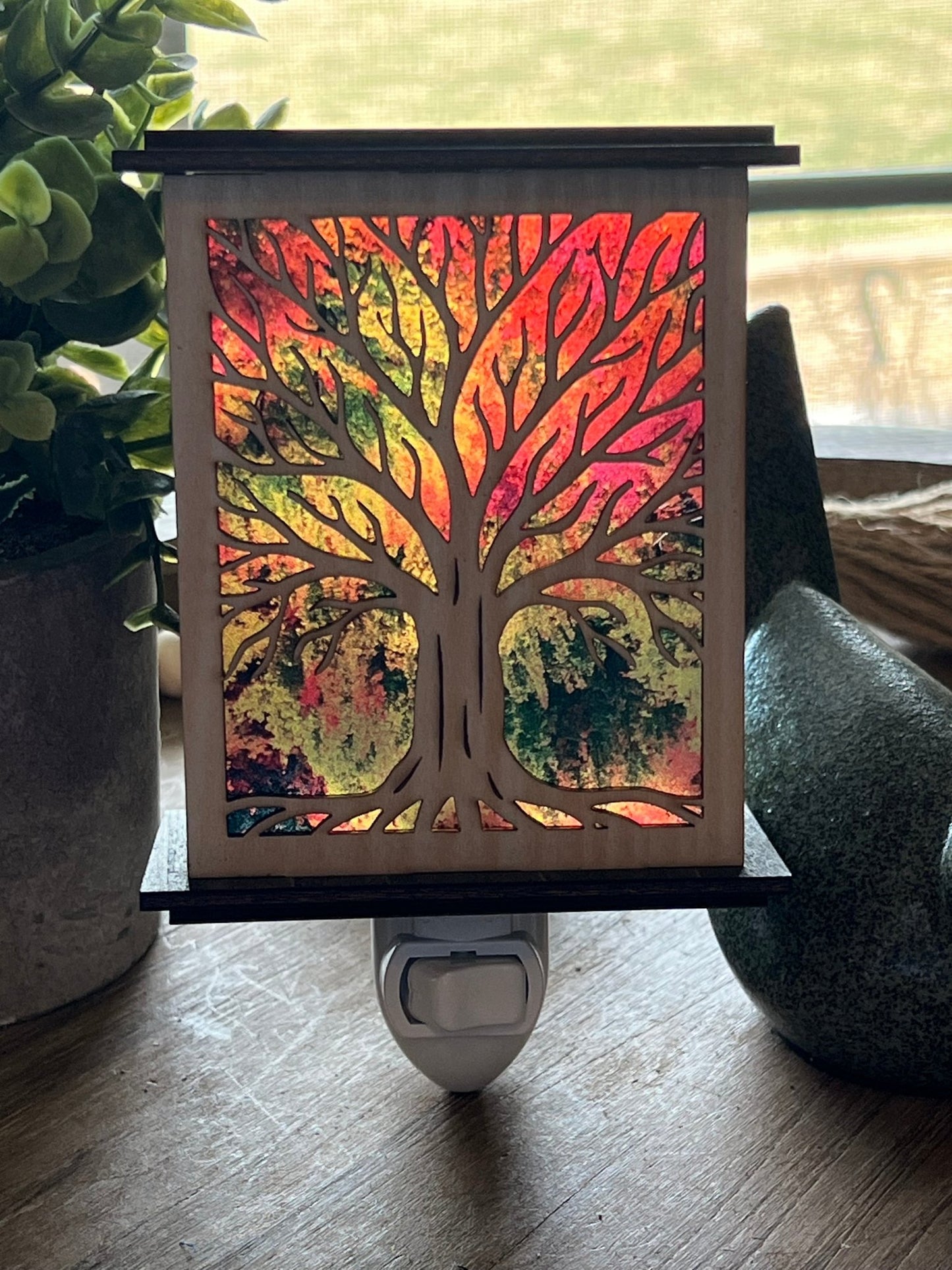 Family Tree Lantern Nightlight SVG Bundle | Laser Cut Files