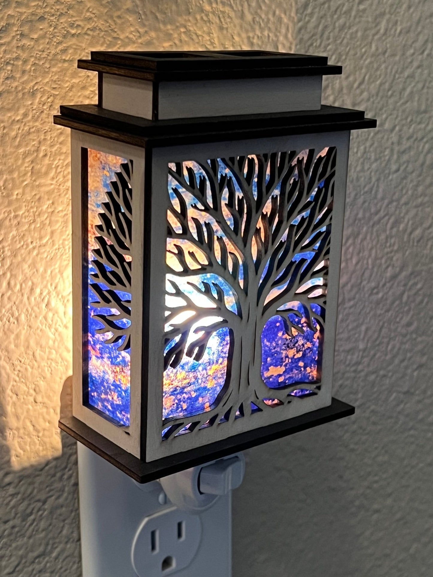 Family Tree Lantern Nightlight SVG Bundle | Laser Cut Files