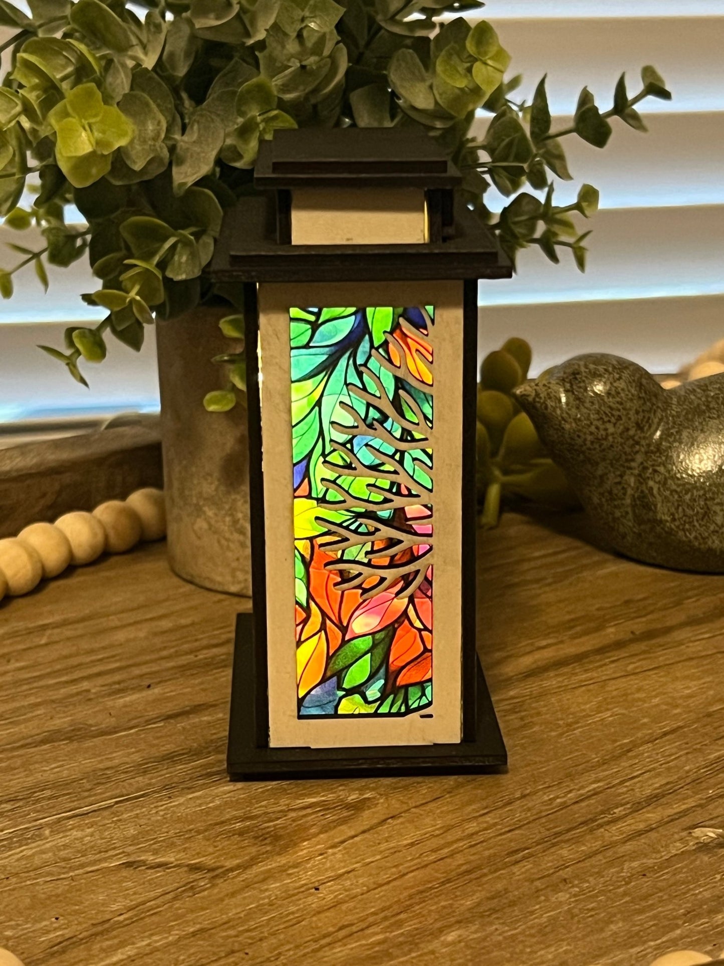 Family Tree Lantern & Ornament SVG – Personalized Christmas Laser Cut File (Digital Download)